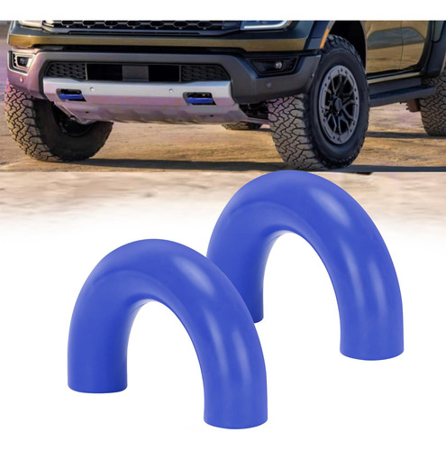 2x Ganchos De Remolque Cubre Piezas De Repuesto De Azul