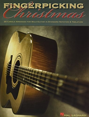 Book : Fingerpicking Christmas 20 Carols Arranged For Solo.