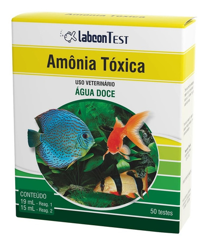 Alcon Labcon Test Amônia Tóxica Água Doce - 50 Testes