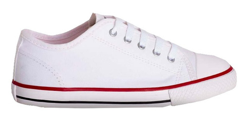 Tênis Diversão Canvas Low Infantil Branco Envio Imediato