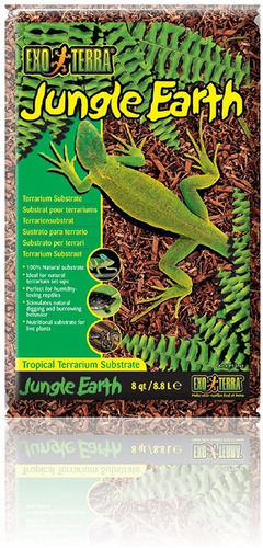 Sustrato Terrario Tropical Jungle Earth 8,8l Exo Terra