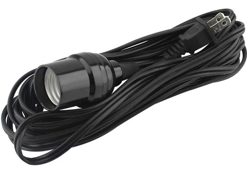 Extensión Con Socket 8 Mts Clavija Reforzada Portalampara
