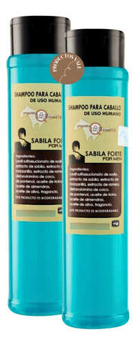 2 Shampoos De Caballo Para Uso Humano Para Hombre Yeguada