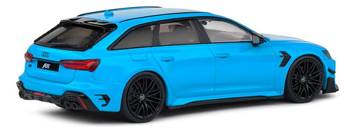 Miniatura Audi Rs6-r Avant (c8) Abt 2022 Azul Miami 1:43 Solido