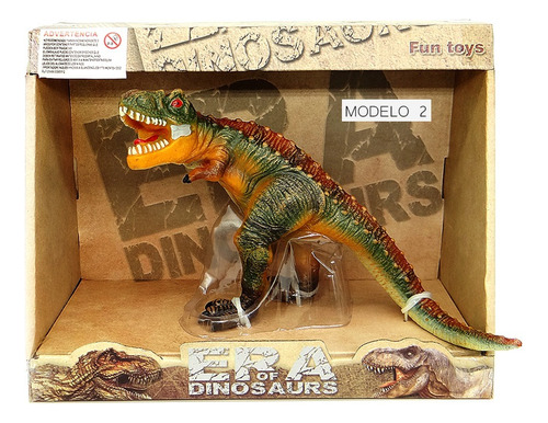 Juguete Dinosaurio Tiranosaurio Rex Goma Realista 30 Cm.
