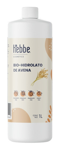 Hidrolato De Avena Organica Puro Hidrosol 100% Natural 1 L