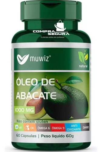 Aceite De Palta Abacate Comestible Cápsulas