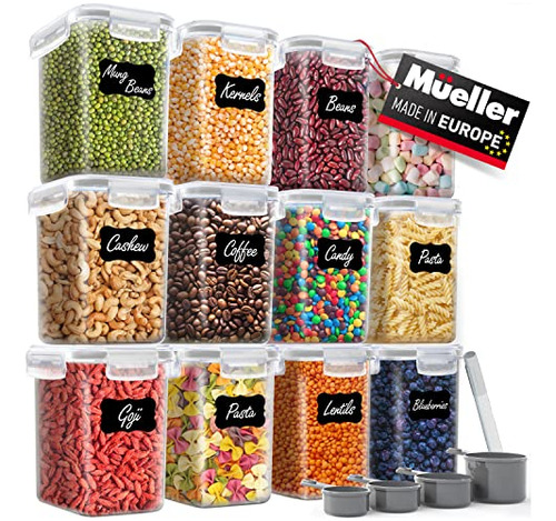 Mueller Airtight Storage Food Container Set With Lids  12-p