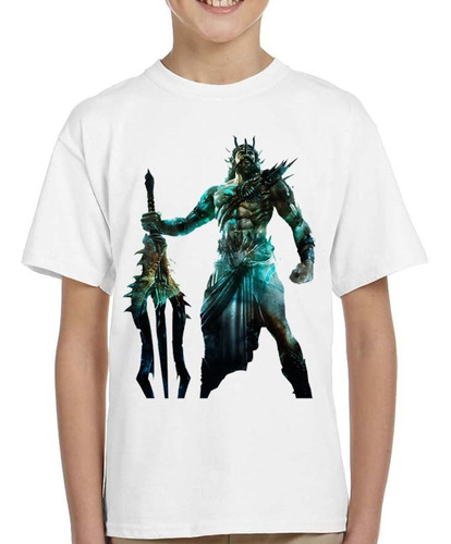 Remera De Niño Poseidon Dios Del Mar Mitologia Griega