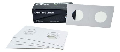 Coin Holder 25mm Cabe Moedas De 50 Centavos 1 Caixa (50 Und)