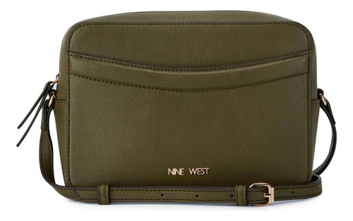 Bolsa Cross Body Nine West Ngm556770 Mujer Acabado de los herrajes Niquel Color Verde Color de la correa de hombro Verde claro Diseño de la tela Liso