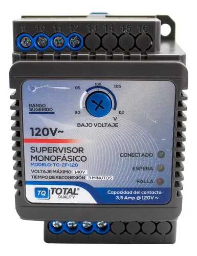 comprar Supervisor Monofasico De Voltaje 110 Voltios Total Quality