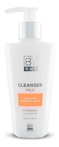 By She Cleanser Milk Desmaquillante Pieles Mixtas X 150g