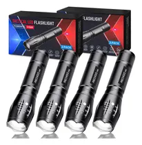 Comprar Linternas Led Tácticas Con Zoom, Alta Potencia, Impermeables