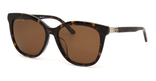 Lentes De Sol Dark Havana Balenciaga Bb0183sa002