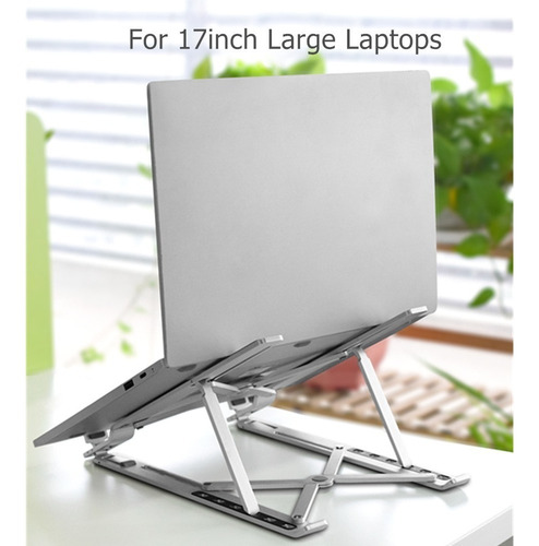 Imagen 2 de 7 de Soporte Base Notebook 15.6 14 Tablet Aluminio Dj Premian