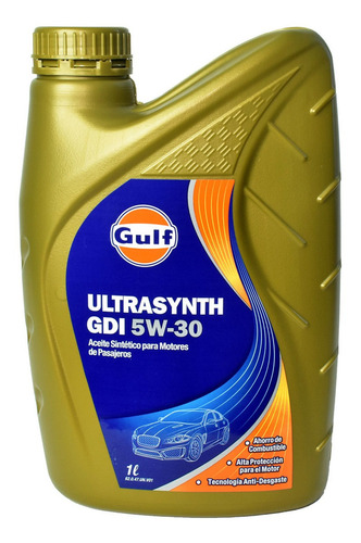 Aceite Sintético 5w30 Ultrasynth Gdi X 1 Litro Gulf