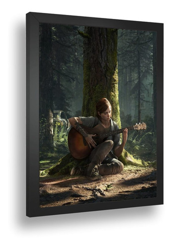 Quadro Emoldurado Poste Ellie The Last Of Us Pt2 Classico Mercadolivre 