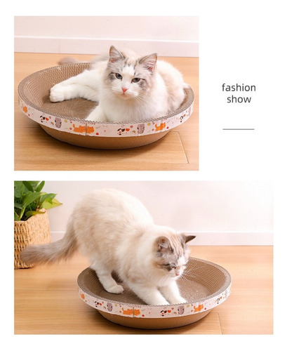 Rascador Redondo Extra-grande Para Gatos Con Catnip 45*9cm