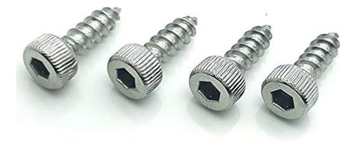 50pcs M4 Tornillo De Tapa De La Cabeza De Enchufe De Acero
