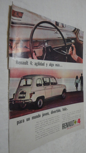 Clipping Publicidad  Renault 4 