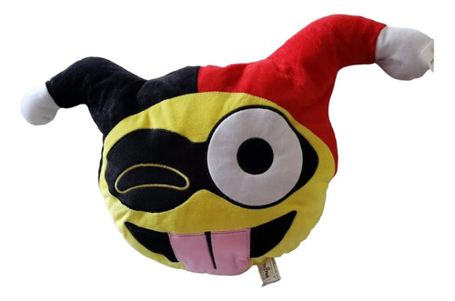 Cojín Emoji Pillow Harlequín 30cm. Nuevo, Original Sixflags