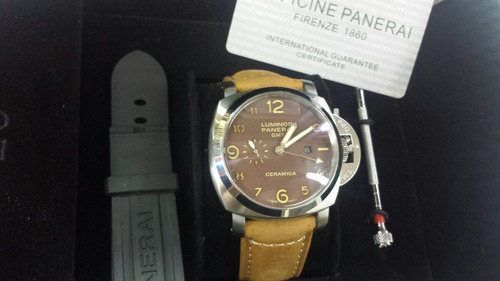 Relógio Luminor Panerai Gmt Automático