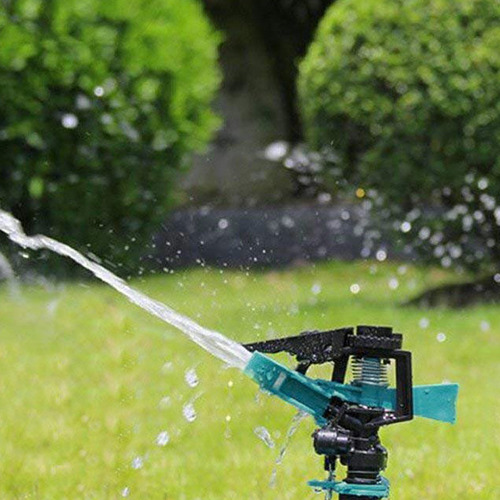 Sistema De Riego De Césped De Jardín Con Rociador De Impulso