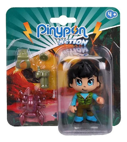 Pinypon Action Serie Wild Mini Figura Muñeco Set Animal Acce