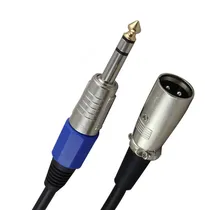 Comprar Cable De Audio Balanceado 6.35 A Xlr Xlr Xlr Trs 10m