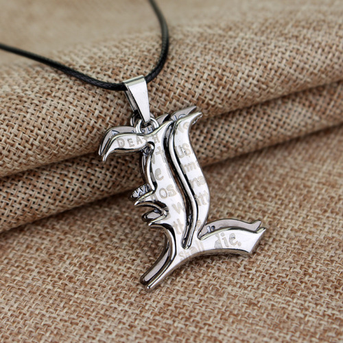 Collar Colgante Con Logotipo L, Regalo Precioso