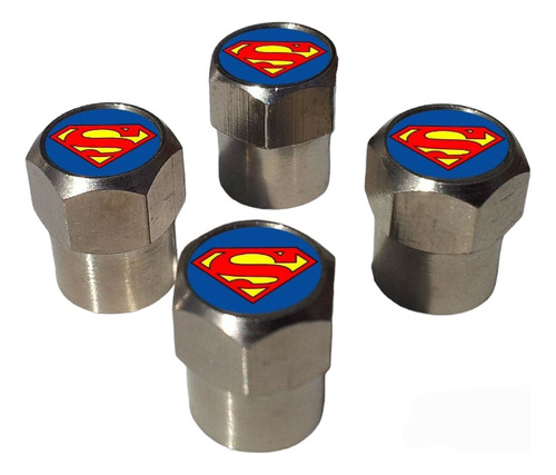 Tapas Para Válvulas De Neumáticos Motivo Superman Importadas