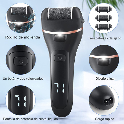 Lima Elétrica Para Pés, Kit De Pedicure Colecionável, Lima