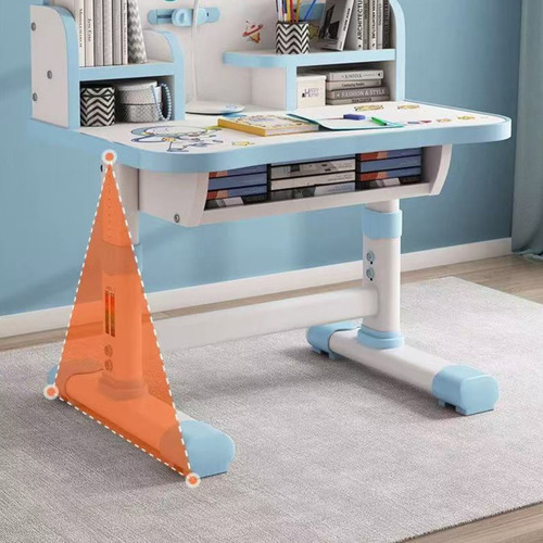 Juego De Escritorio Y Silla La Mesa Para Niños Para Estudiar Azul