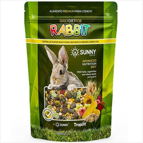 Alimento Premium Para Conejos ( Con Frutas Y Verduras )