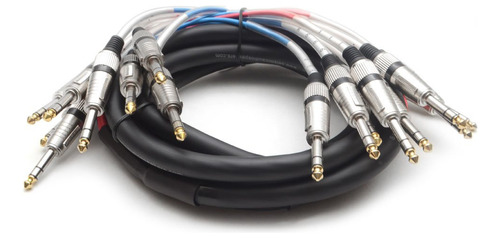 Cable Snake Trs De 8 Canales Y 1/4  - 10 Pies De Largo ...