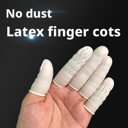 Cunas Desechables For Dedos, 100 Unidades, De Látex Antiest
