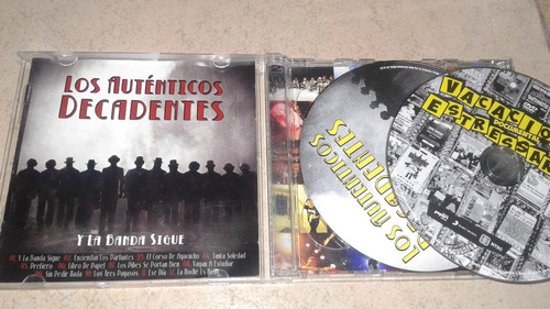 Los Autenticos Decadente Cd-dvd Y La Banda Sigue