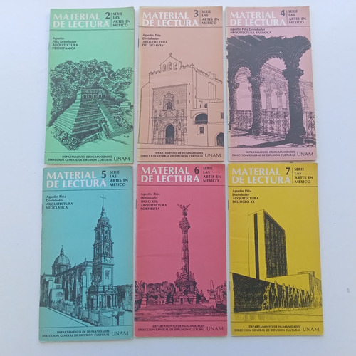 Material De Lectura. Serie Las Artes De México. 6 Números. A