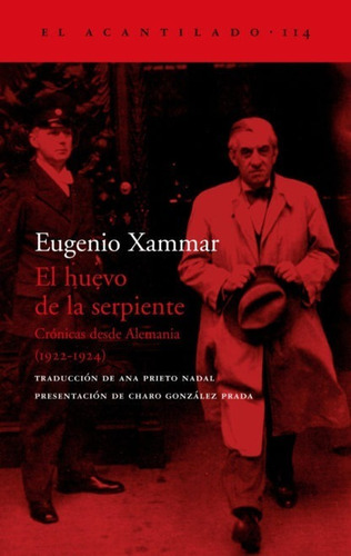 El Huevo De La Serpiente Eugenio Xammar Acantilado