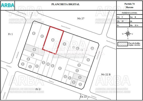 Imagen 5 de 5 de Terreno Fraccion En Venta Ubicado En Moreno, G.b.a. Zona Oeste, Argentina