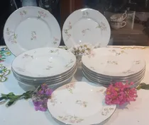 Comprar Antiguos Platos Porcelana Limoges 14 Unid Impecables N163