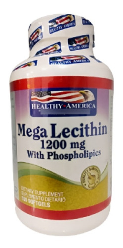 Mega Lecithin 1200mg 100 Soft - Unidad a $319