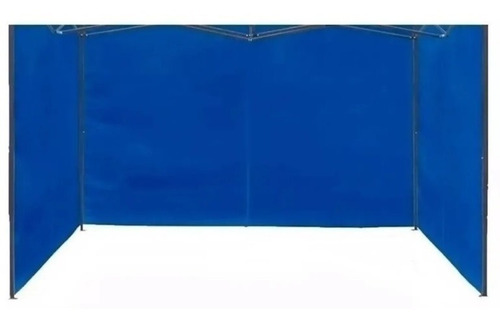 Imagen 2 de 3 de Repuesto Lona Lateral Para Toldo 3x3 Color Azul