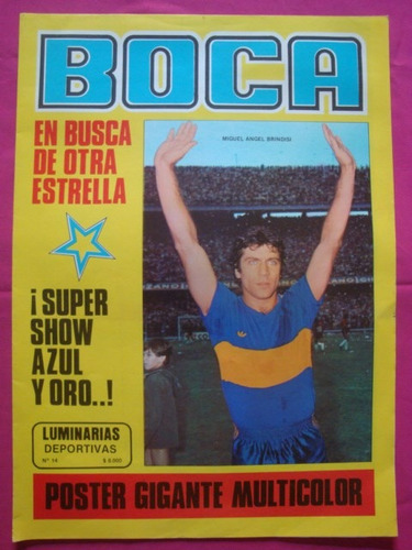 Revista Luminarias Deportivas N° 14 Boca Poster Maradona