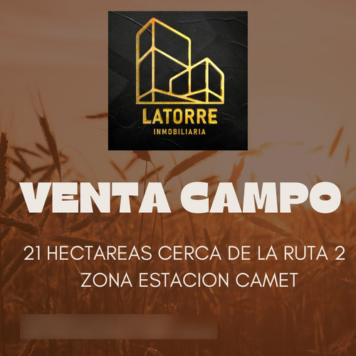 Imagen 2 de 6 de Latorre Prop. Vende 21 Hectareas - Cerca De La Ruta 2 - Camet