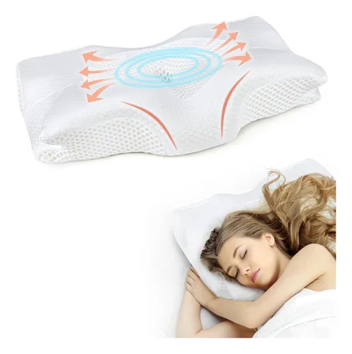 Almohada Cervical con Forma Mariposa Adaptable