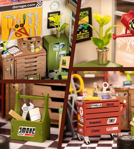 Rowood Diy Kits De Casa En Miniatura Paquete De Figura De Ac