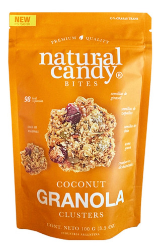 Granola Clusters Coconut Natural Candy 100gr