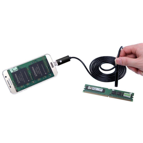 Endoscopio Usb Android O Pc, 2mts, 7mm, 6 Led, Camara Espia